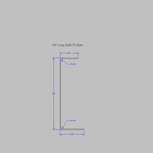 Aluminum Angle - 04L1102-FU02 - Side Channel